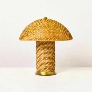 Rattan Accent Table Lamp (Includes LED Light Bulb) - Hearth & Hand with Magnolia